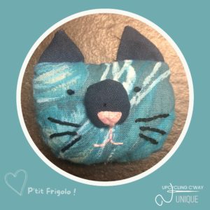 Pt’its Frigolos (1) : animaux aimantés en tissu recyclé