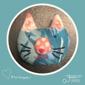 Pt’its Frigolos (2) : animaux aimantés en tissu recyclé