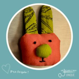 Pt’its Frigolos (4) : animaux aimantés en tissu recyclé